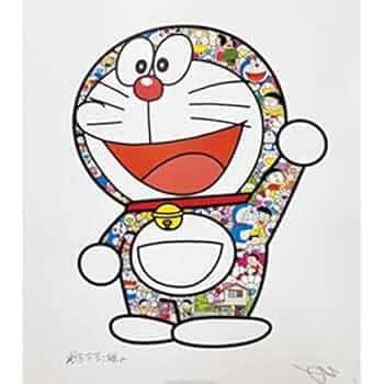正規品 ドラえもん 愛 ポスター作品 ED300 村上隆 zingaro 未開封 12月25日(金)、Tonari no Zingaro店頭にて村上隆 ドラえもん